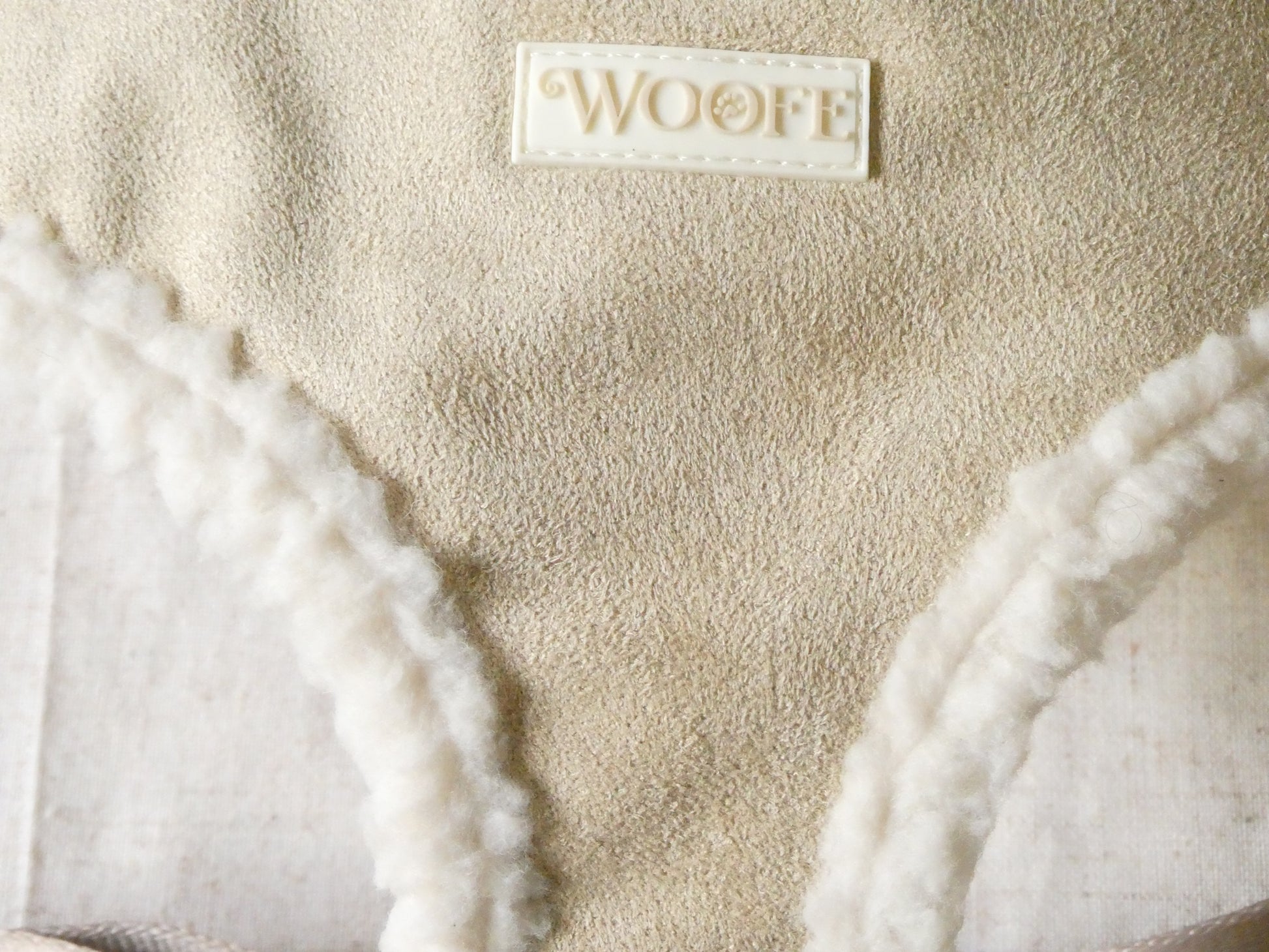 Beige Fur Harness