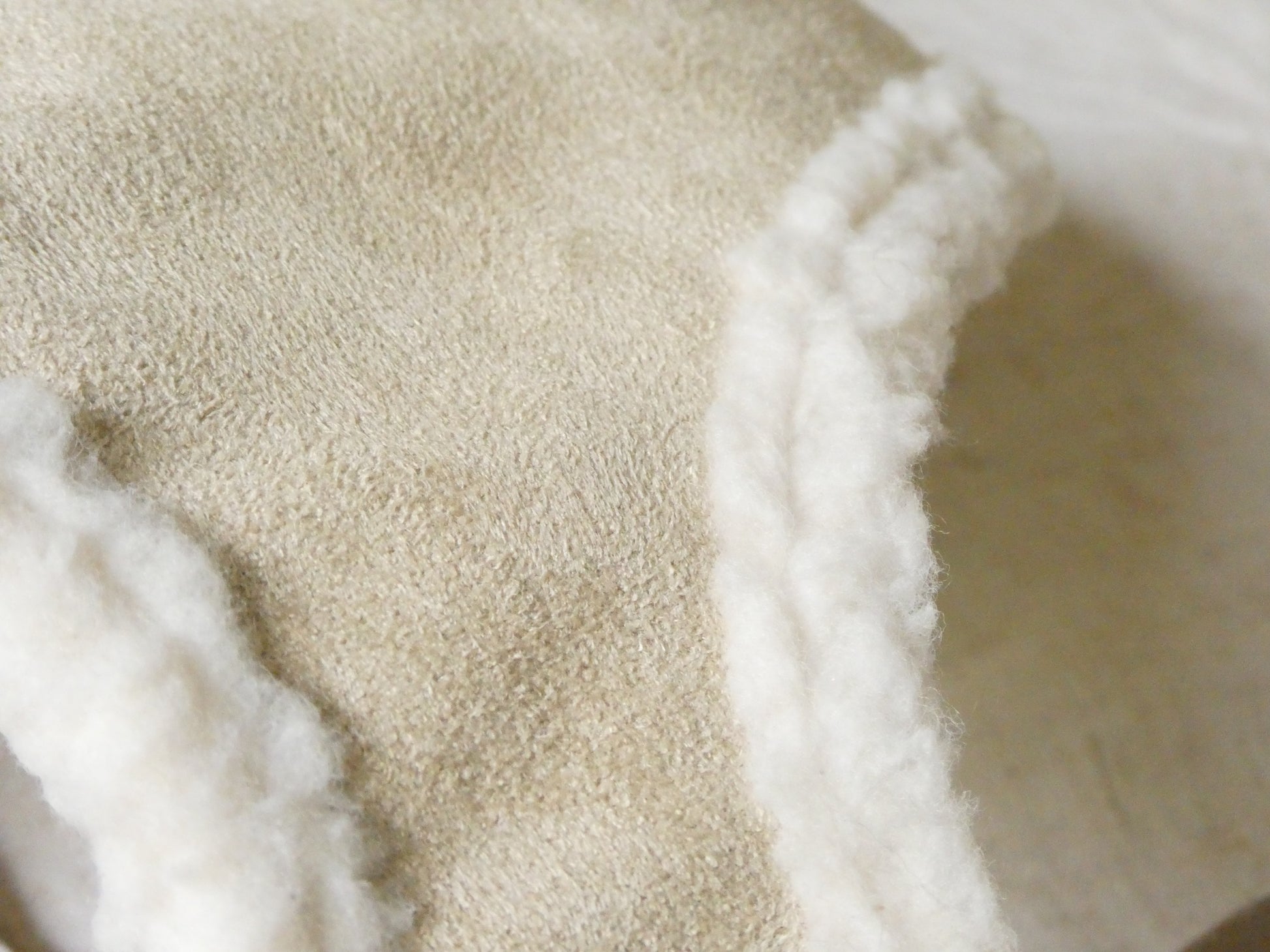 Beige Fur Harness