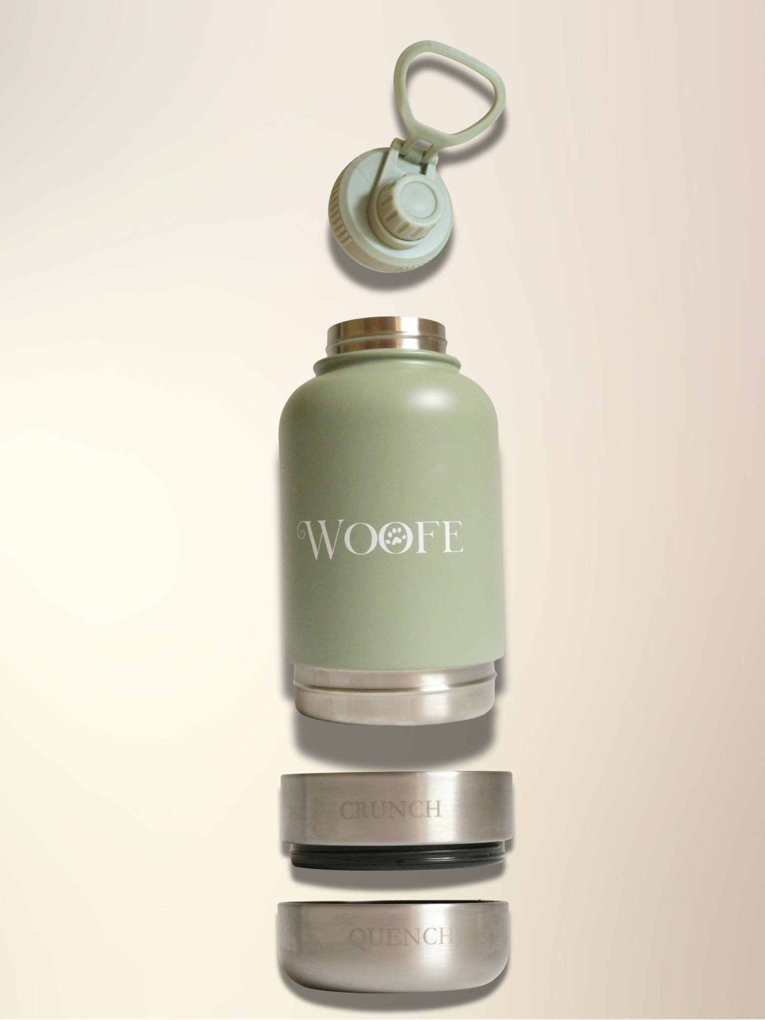 3 in 1 Water Bottle - Matcha Green