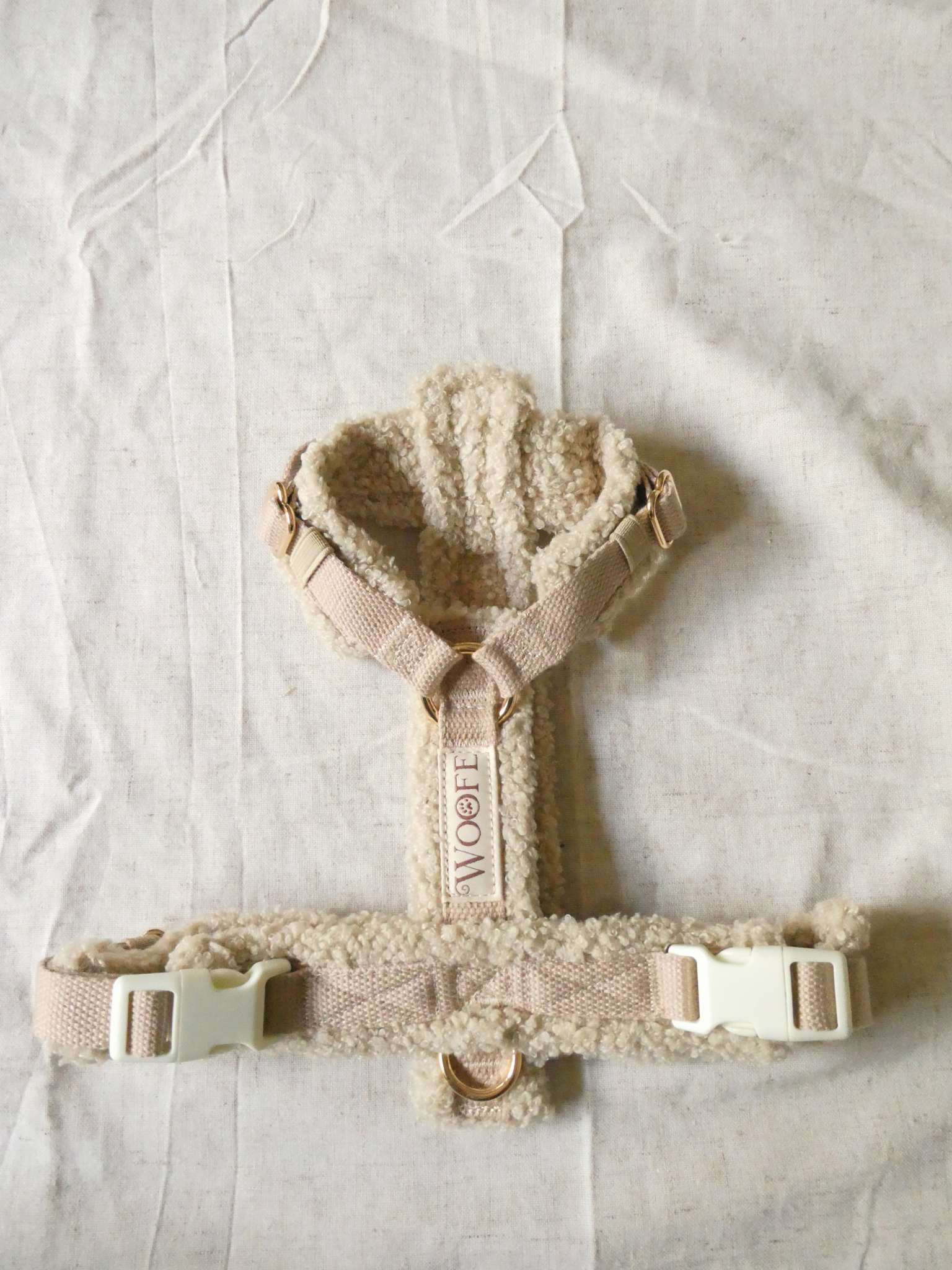 Teddy Harness Cashew