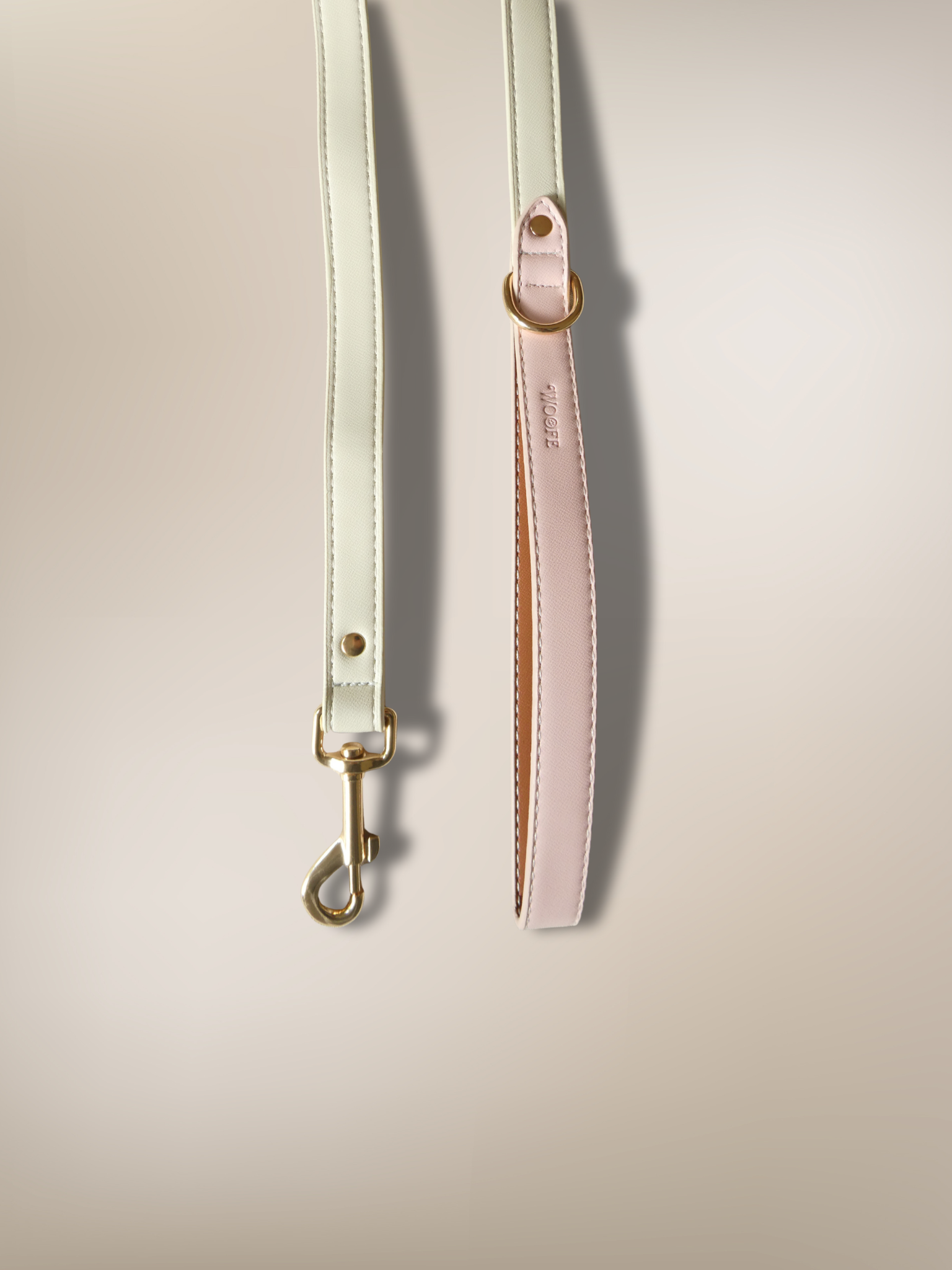 Pink Vegan Leather Leash