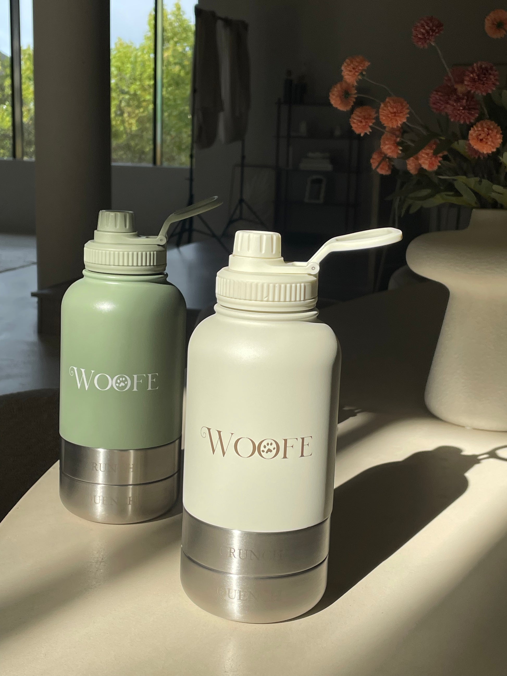 3 in 1 Water bottle - Oatmilk Beige